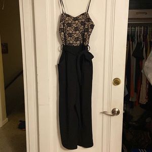 Pant jumpsuit wide leg